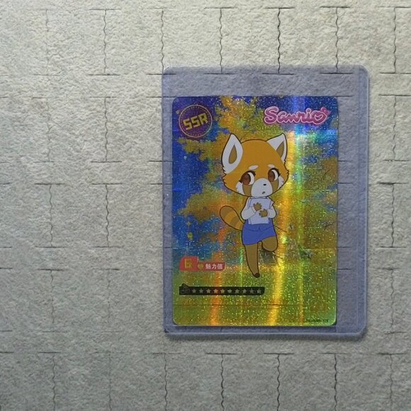 Sanrio Aggretsuko Wave 6 Booser Set - 2 Piece With Top Load Sleeve - Picture 2 of 6